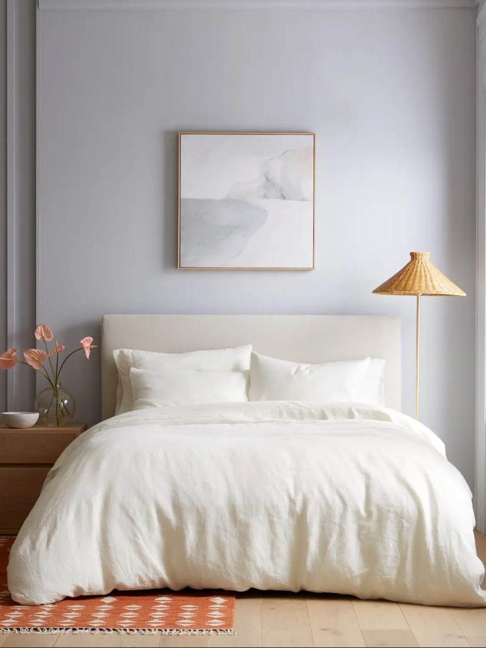 NWT Quince Luxury European Linen Ivory Duvet Cover!